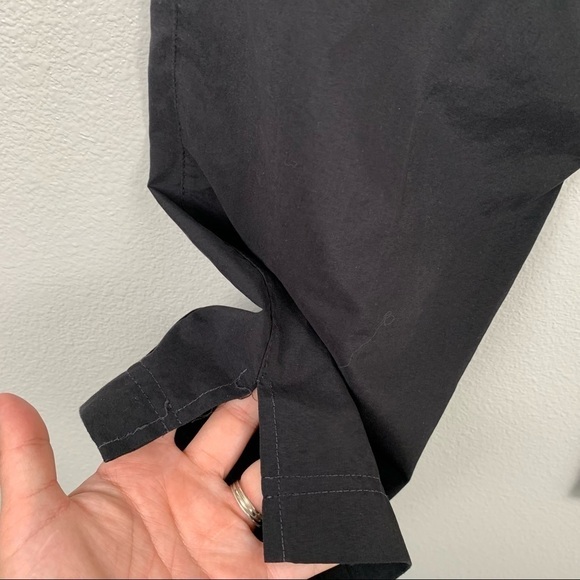 NIKE Womens Polyester Track Pants Drawstring Black - Picture 8 of 9